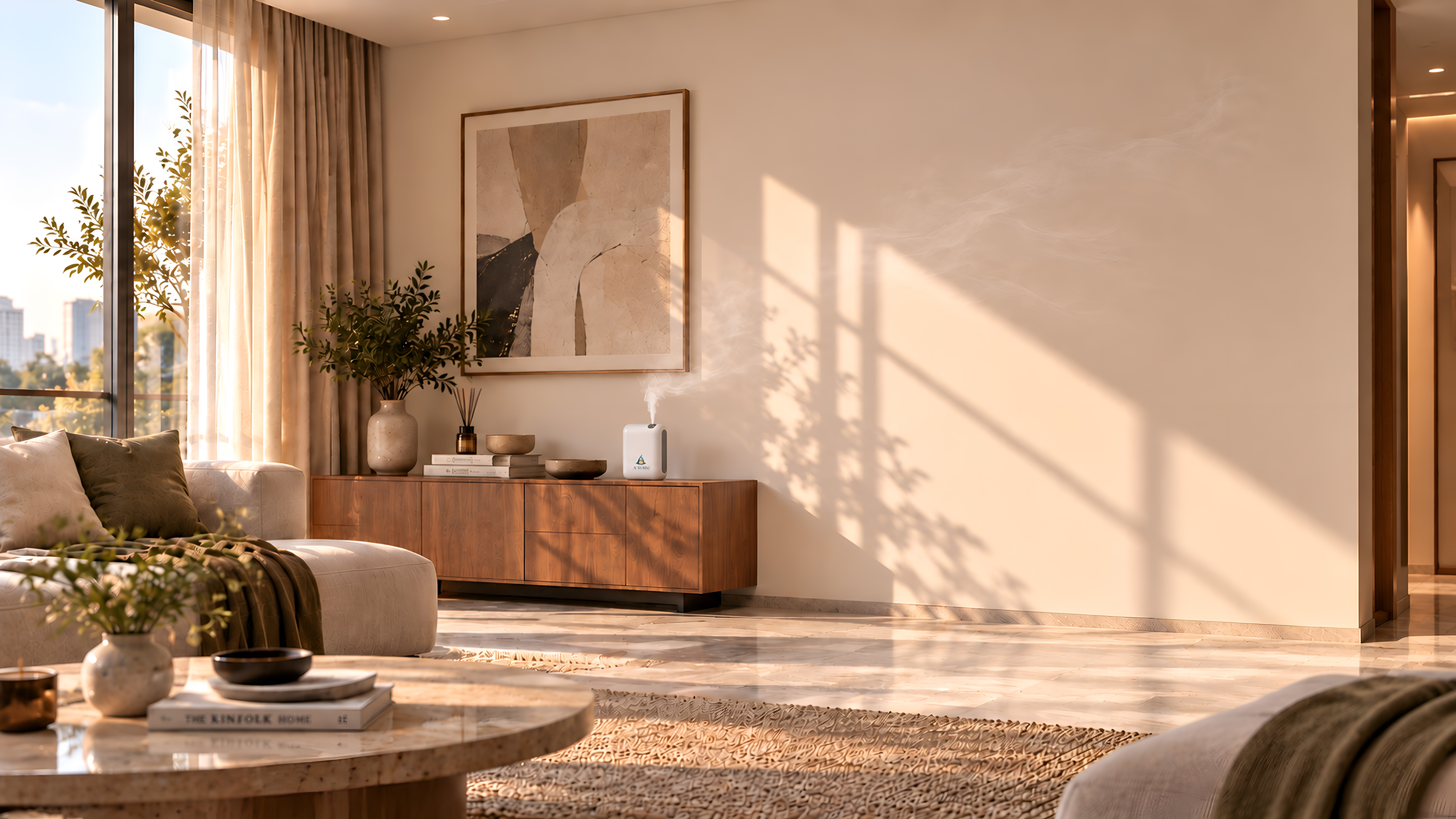Sleek, modern minimalist scent diffuser